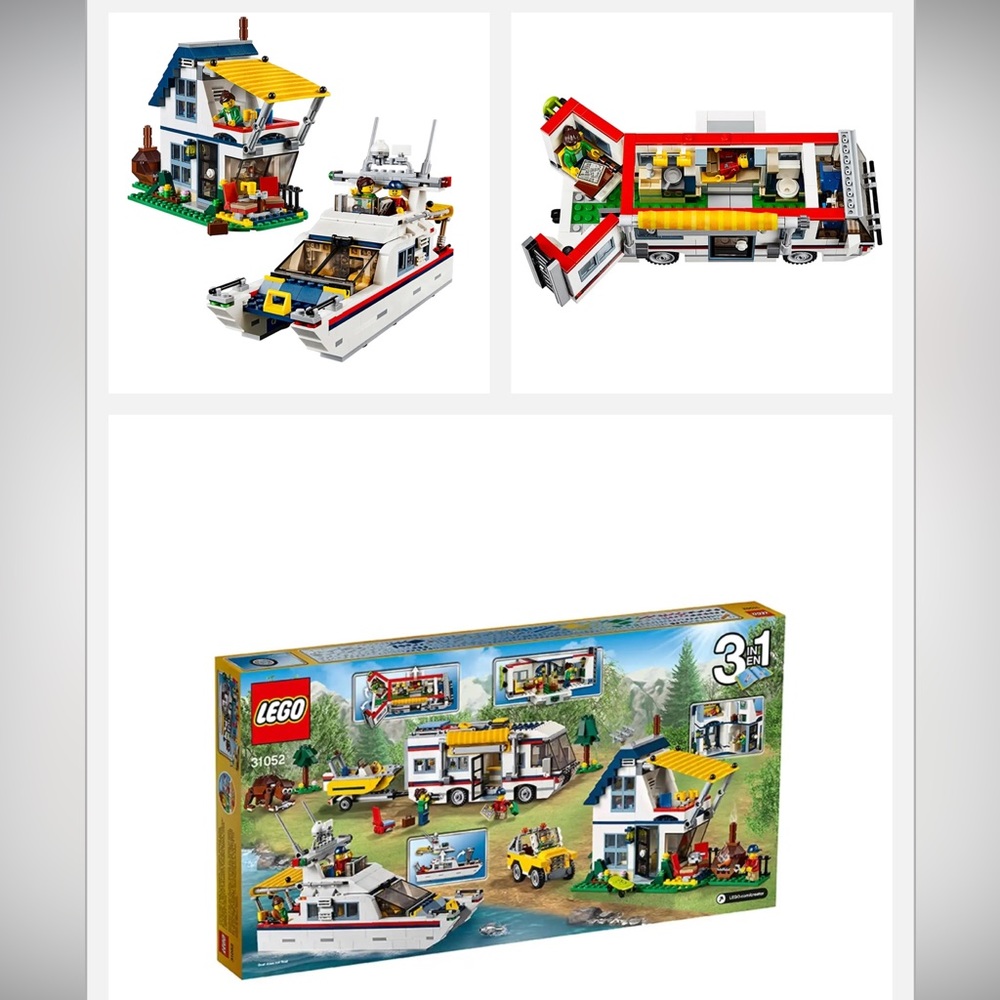 NIB LEGO 31052 Creator Vacation Getaways RV Boat bear house retired set bundle! - Picture 4 of 9